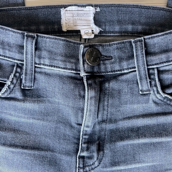 CURRENT/ELLIOT grey high waisted skinny jeans size 26 - Picture 4 of 13
